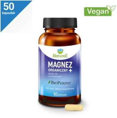 Naturell Magnez Organiczny + 50 kapsułek