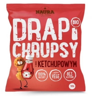 Naura Chrupki Drapi BIO Ketchup 50 g