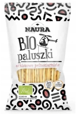 Naura Paluszki okriszowo pełnoziarniste BIO 45 g