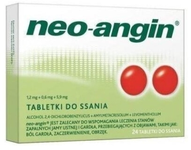 Neo-Angin 24 tabletki do ssania