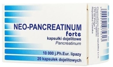 Neo-Pancreatinum Forte 10000 j.m. 20 kapsułek