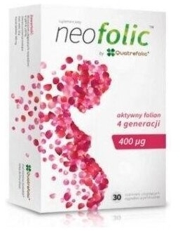 Neofolic 30 tabletek ulegających rozpadowi w jamie ustnej