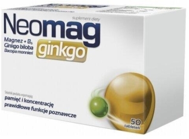 Neomag Goinkgo 50 tabletek