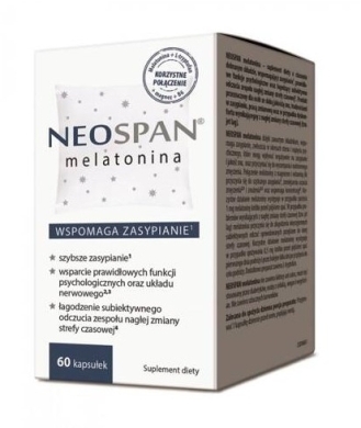 Neospan Melatonina kaps. 60 kapsułek