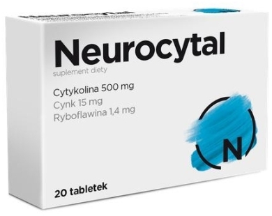Neurocytal 20 tabletek