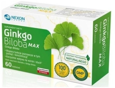 Nexon Ginkgo Biloba Max 60 tabletek