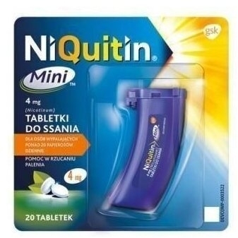 NiQuitin Mini 4 mg 20 tabletek do ssania