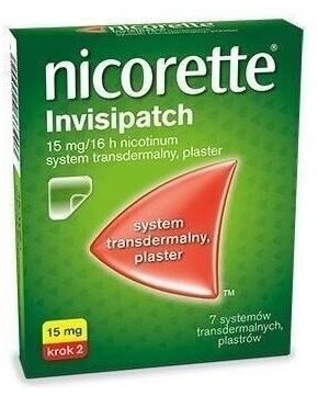 Nicorette Invisipatch 15mg 7 plastrów