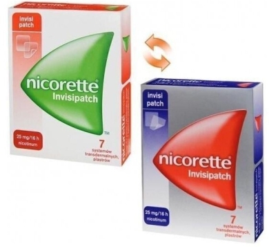 Nicorette Invisipatch  25 mg/16 h 7 plastrów