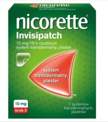 Nicorette Invisipatch system transdermalny, plastry 7 sztuk
