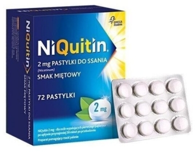 Niquitin 2 mg 72 pastylki