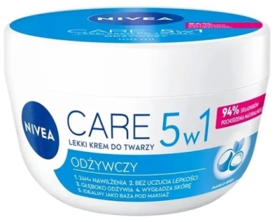 Nivea Care 5w1 nawilżający lekki krem odżywczy 100ml