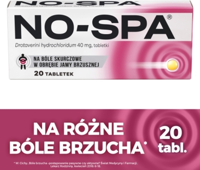 No-Spa 40 mg 20 tabletek