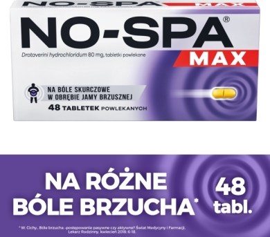 No-Spa MAX 80 mg 48 tabletek