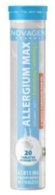 Novagen Allergium Max 20 tabletek musujących
