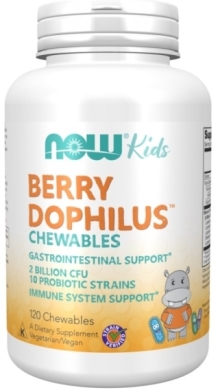 Now Foods BerryDophilus Probiotyk dla dzieci 120 pastylek do żucia