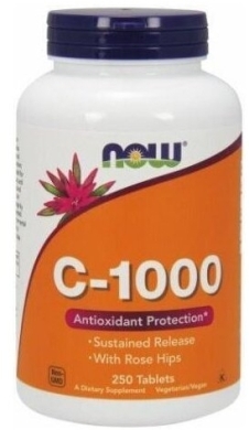 Now Foods C-1000 RH z bioflawonoidami 250 kapsułek
