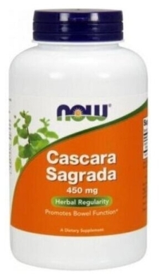 Now Foods Cascara sagrada 450mg 100 kapsułek