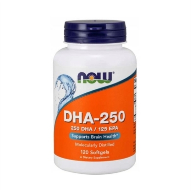 Now Foods DHA 250 mg 120 kapsułek
