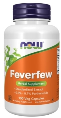 Now Foods Feverfew Wyciąg z ziela złocienia maruny 175 mg 100 kapsułek