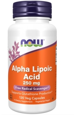 Now Foods Kwas Alfa-Liponowy 250 mg 120 kapsułek