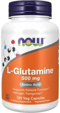 Now Foods L-glutamina 500 mg 120 kapsułek