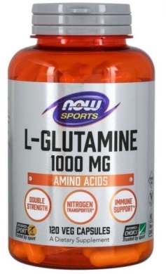 Now Foods L-glutamine 1000 mg 120 kapsułek