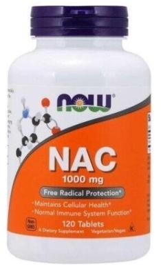 Now Foods NAC N-Acetylocysteina 1000 mg 120 tabletek