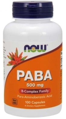 Now Foods PABA 500 mg 100 kapsułek