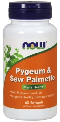 Now Foods Pygeum & Saw Palmetto 60 kapsułek