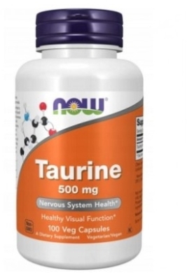 Now Foods Taurine 500mg 100 kapsułek