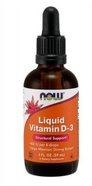 Now Foods Vitamina D-3 Liquid 60 ml