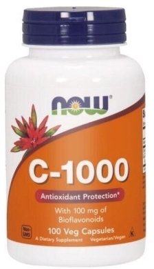 Now Foods Witamina C-1000 z bioflawonoidami 100 kapsułek wegetariańskich