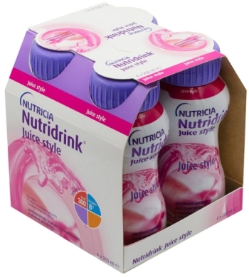 Nutridrink Juice Style truskawkowy 4 x 200 ml