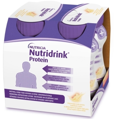 Nutridrink Protein smak owoców tropikalnych i imbiru 4 x 125 ml
