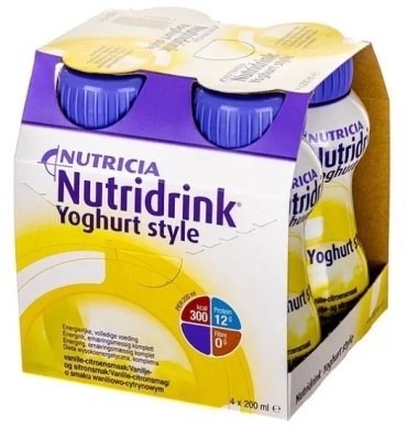 Nutridrink Yoghutr style waniliowo-cytrynowy 4x200 ml