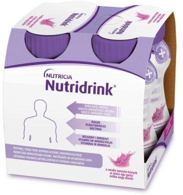 Nutridrink smak owoców leśnych 4 x 125 ml