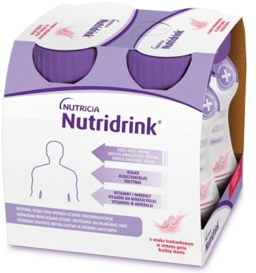Nutridrink smak truskawkowy 4 x 125 ml