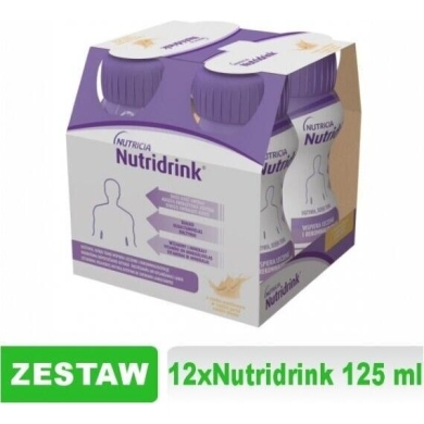 Nutridrink smak waniliowy Zestaw: 12x125 ml