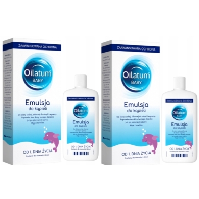 OILATUM BABY Emulsja do kąpieli 500 ml Wielopak x2