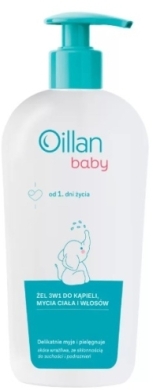 OILLAN BABY Żel 3w1 do kąpieli mycia 750 ml
