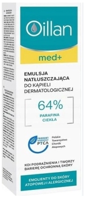 OILLAN DERM+ Emulsja do kąpieli 200 ml