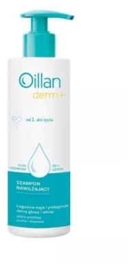 OILLAN DERM+ Szampon nawilżający 180ml