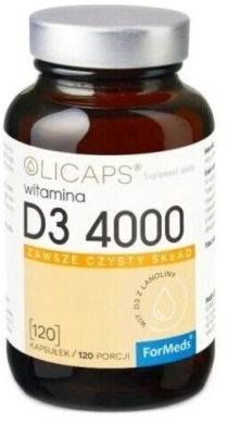 OLICAPS D3 4000 120 kapsułek*