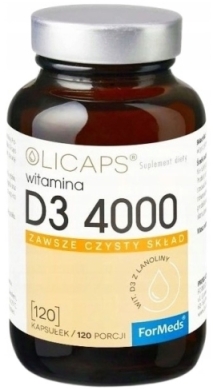 OLICAPS D3 4000 120 kapsułek