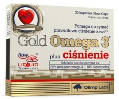 OLIMP Gold Omega 3 plus ciśnienie 30 kapsułek