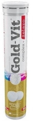OLIMP Gold-Vit Complex + Żelazo 20 tabletek musujących