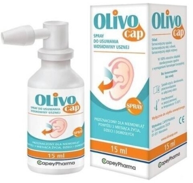 OLIVOCAP Spray usuwający woskowinę 15 ml
