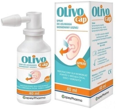 OLIVOCAP spray usuwający woskowiny 40 ml