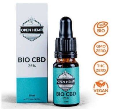 OPEN HEMP Bio Olejek konopny CBD 25% 10 ml